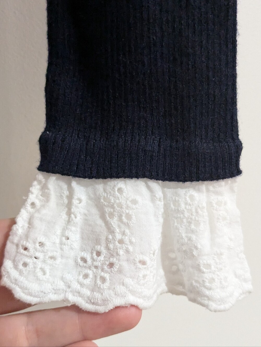 Tuckernuck Rosemary Eyelet Trim Sweater - Picture 3 of 7